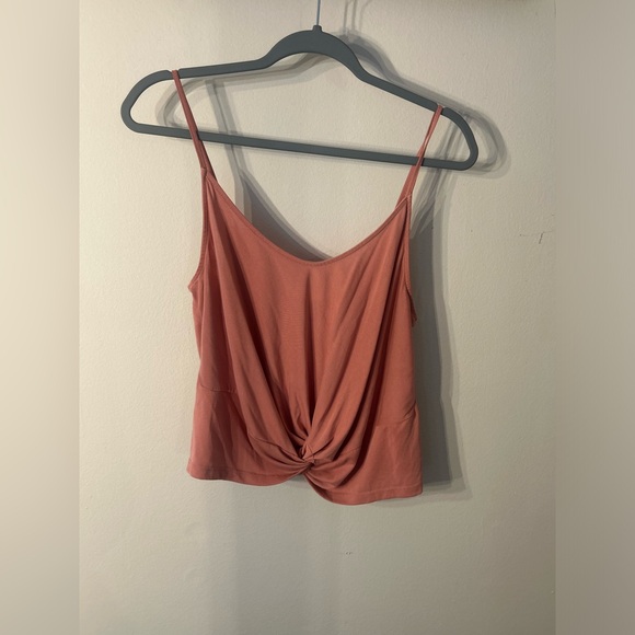 All In Favor Nordstrom Soft Spaghetti Strap Pink Tank Top size Large. - Picture 2 of 6